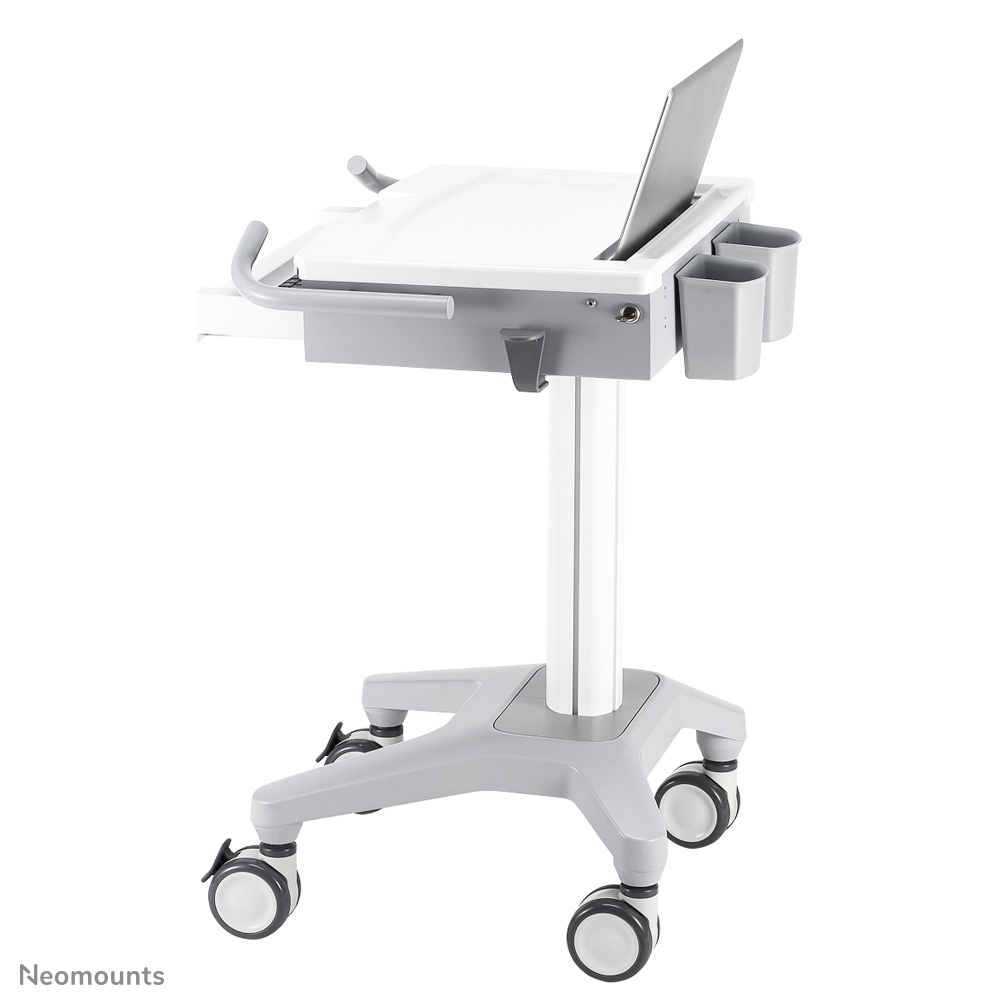 Neomounts MED-M200 Medisch mobiel werkstation 10-17" - gasveer - vergrendelbaar